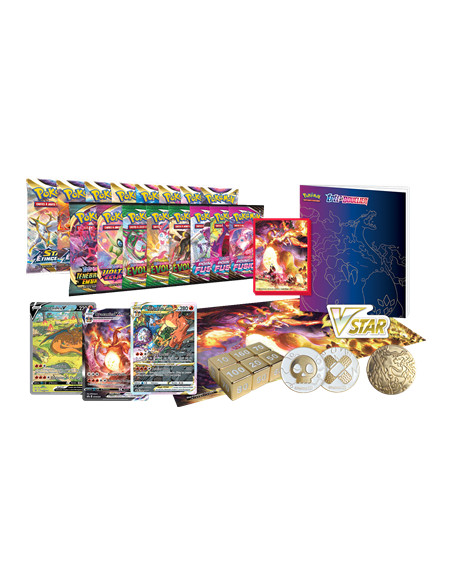 Pokemon : coffret collect. ultra premium dracaufeu fr
