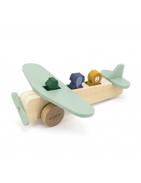 Avion en bois animaux - trixie