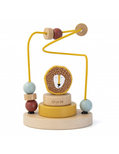 Labyrinthe a perles en bois - mr. lion - trixie