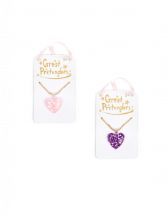 Collier boutique glitter heart nl