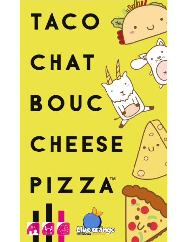 Taco chat bouc cheese pizza