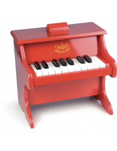 Piano rouge 18 touches avec partitions