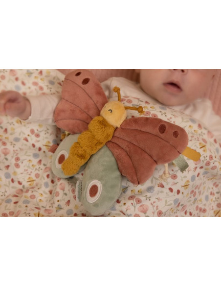 Doudou d'activites papillon - flowers & butterflies