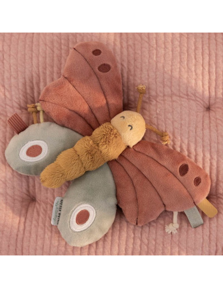 Doudou d'activites papillon - flowers & butterflies