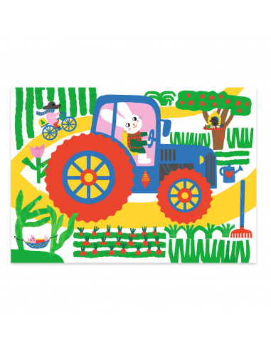 Cartes a gratter des petits - vehicules a decouvrir
