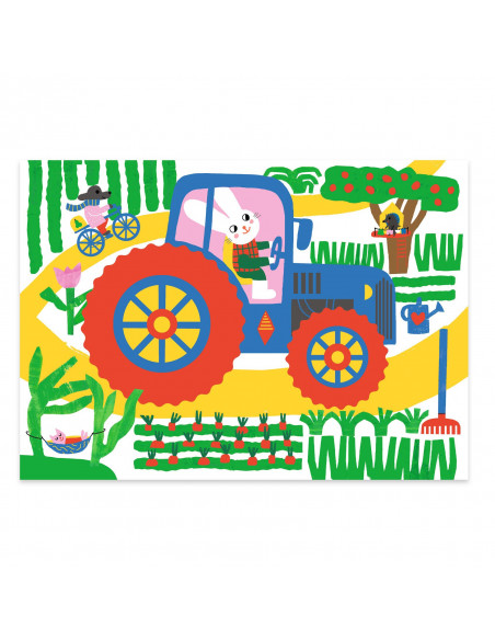 Cartes a gratter des petits - vehicules a decouvrir