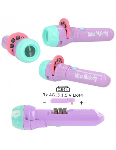 Miss melody lampe de poche avec effets d'image