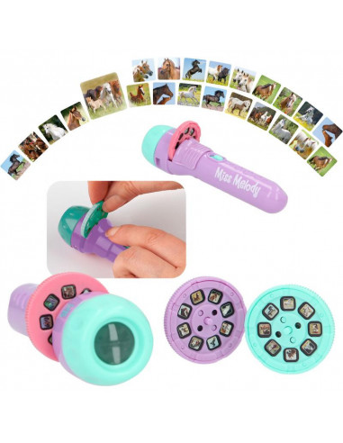 Miss melody lampe de poche avec effets d'image