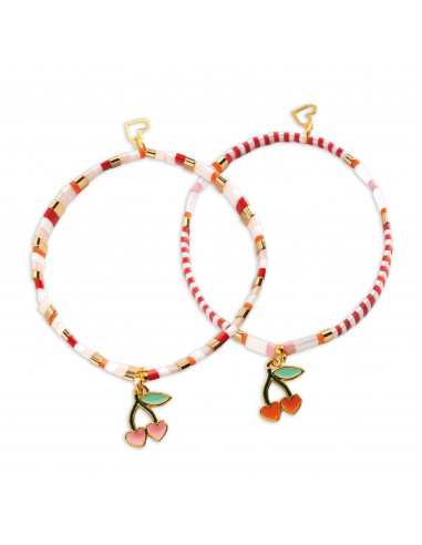 Bijoux duo - tila et cerises