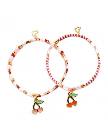 Bijoux duo - tila et cerises
