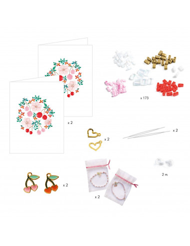 Bijoux duo - tila et cerises