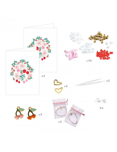 Bijoux duo - tila et cerises