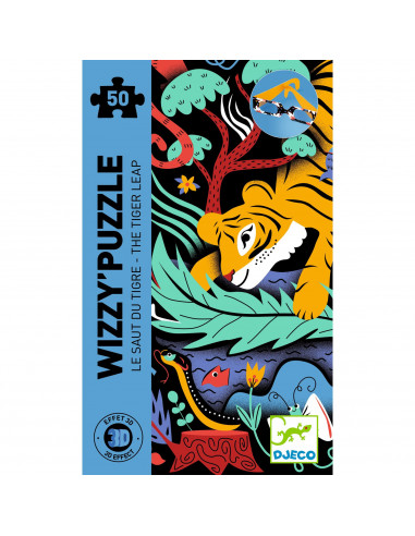 Wizzy puzzle - le saut du tigre - 50 pcs