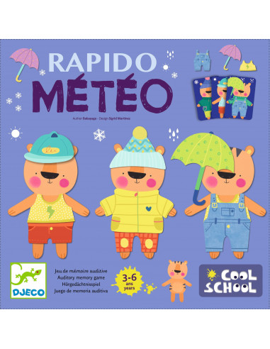 Jeu rapido meteo - djeco