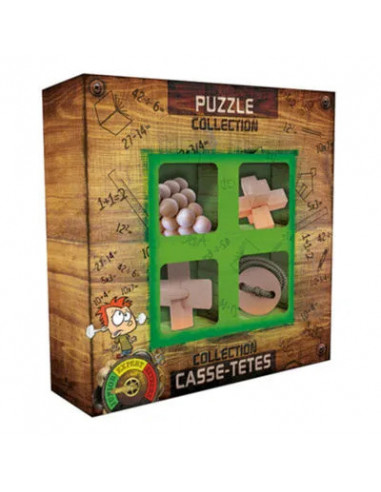 4 Casse-têtes Bois Junior