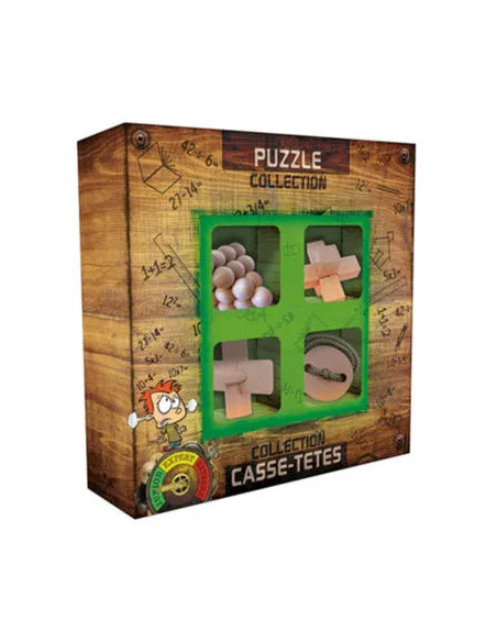 4 Casse-têtes Bois Junior