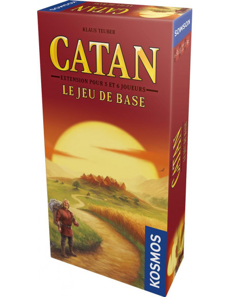 Catan : jeu de base 5/6 j. éco (ext)