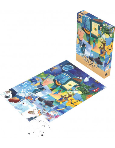 Dixit puzzle 1000p blue mishmash