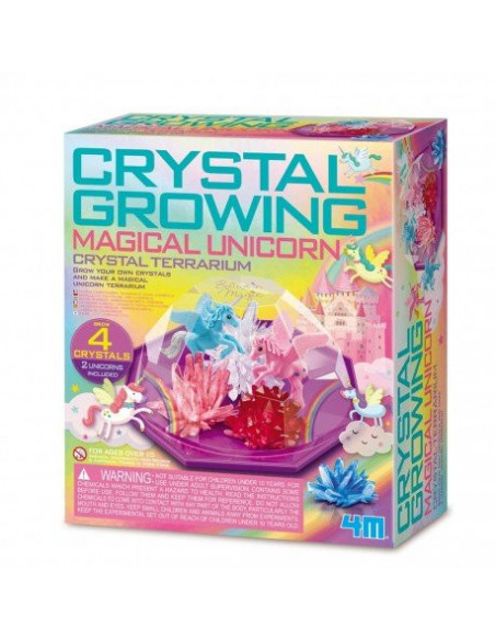 Science in action - terrarium vivant cristaux et licornes