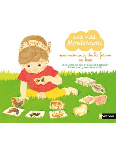 TOUT PETIT MONTESSORI MES ANIMAUX DE LA FERME EN BOIS