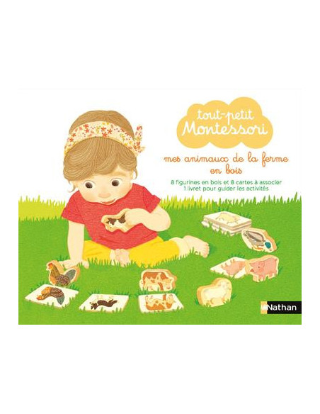 TOUT PETIT MONTESSORI MES ANIMAUX DE LA FERME EN BOIS