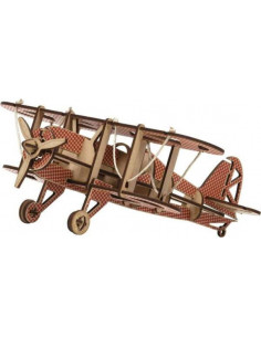 Avion motif rouge