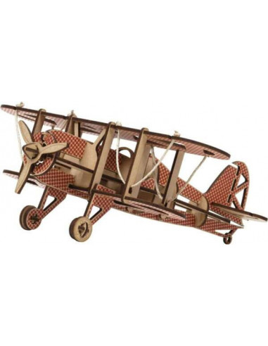 Avion motif rouge