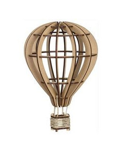 Montgolfiere en bois