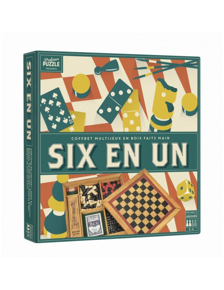 Coffret 6 jeux - six en un