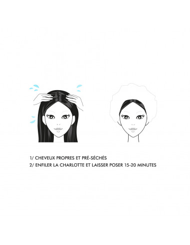 Masque crème cheveux nourrissant+brillance