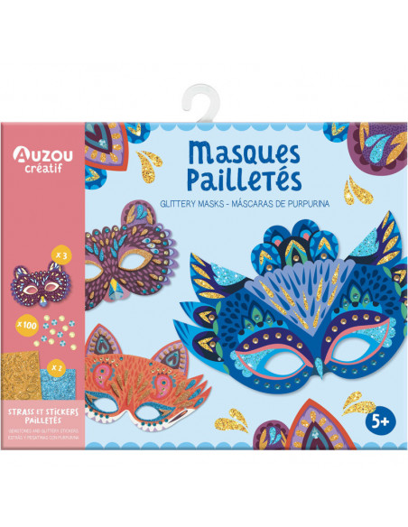 Masques pailletés