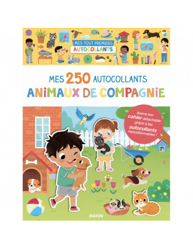 250 autocollants - animaux de compagnie