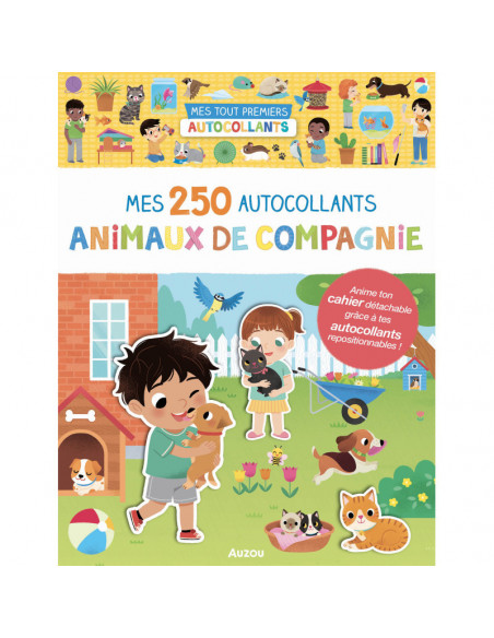 250 autocollants - animaux de compagnie