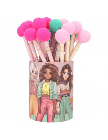 Topmodel pompom crayon