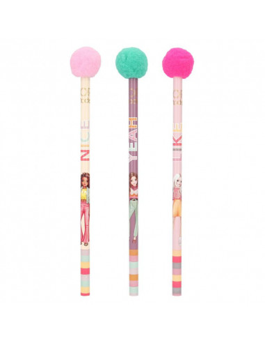 Topmodel pompom crayon