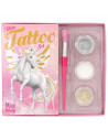 Miss melody set de tatouages avec paillettes