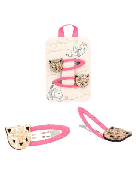 Princess mimi barrettes a cheveux textile
