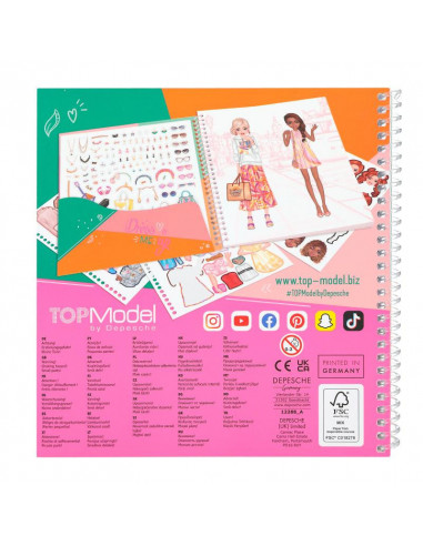 Topmodel dress me up album autocollants