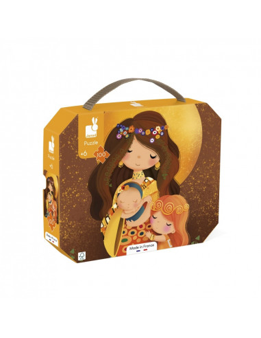 Puzzle inspired by klimt - 100 pcs - janod