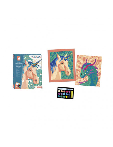 Kit creatif - peinture au numero creatures fantastiques