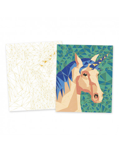 Kit creatif - peinture au numero creatures fantastiques