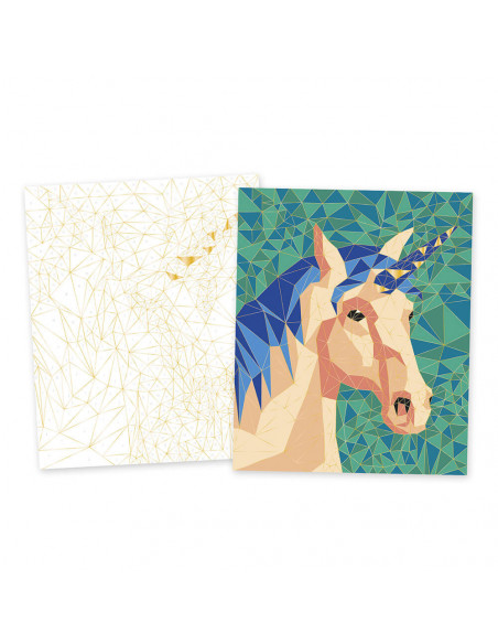 Kit creatif - peinture au numero creatures fantastiques
