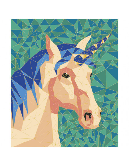 Kit creatif - peinture au numero creatures fantastiques