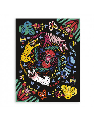 Coffret multi-activites scratch art - janod