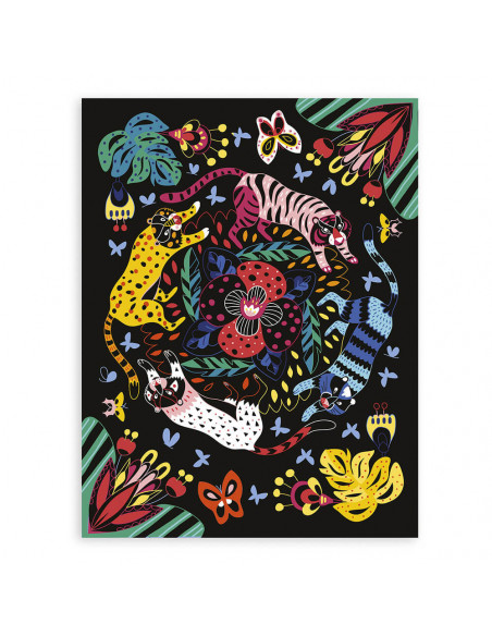 Coffret multi-activites scratch art - janod