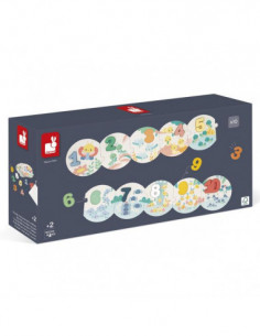 Puzzle - mes premiers chiffres pure - janod