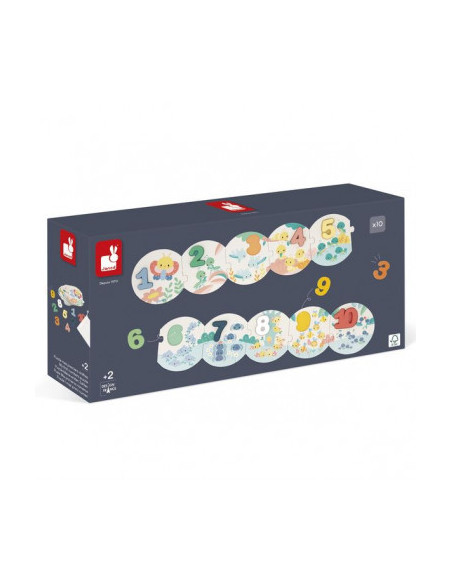 Puzzle - mes premiers chiffres pure - janod