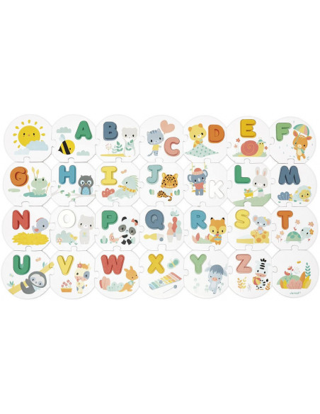 Puzzle - mon premier alphabet pure - janod