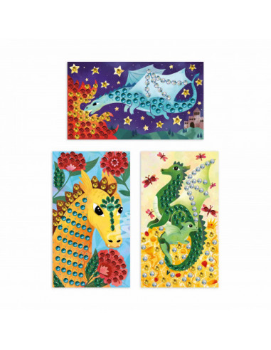 Sequins a coller dragons