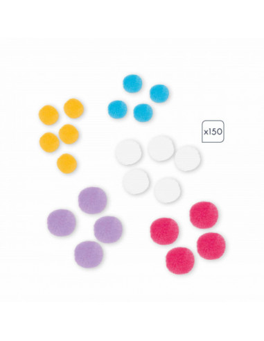 3 ans - pompons